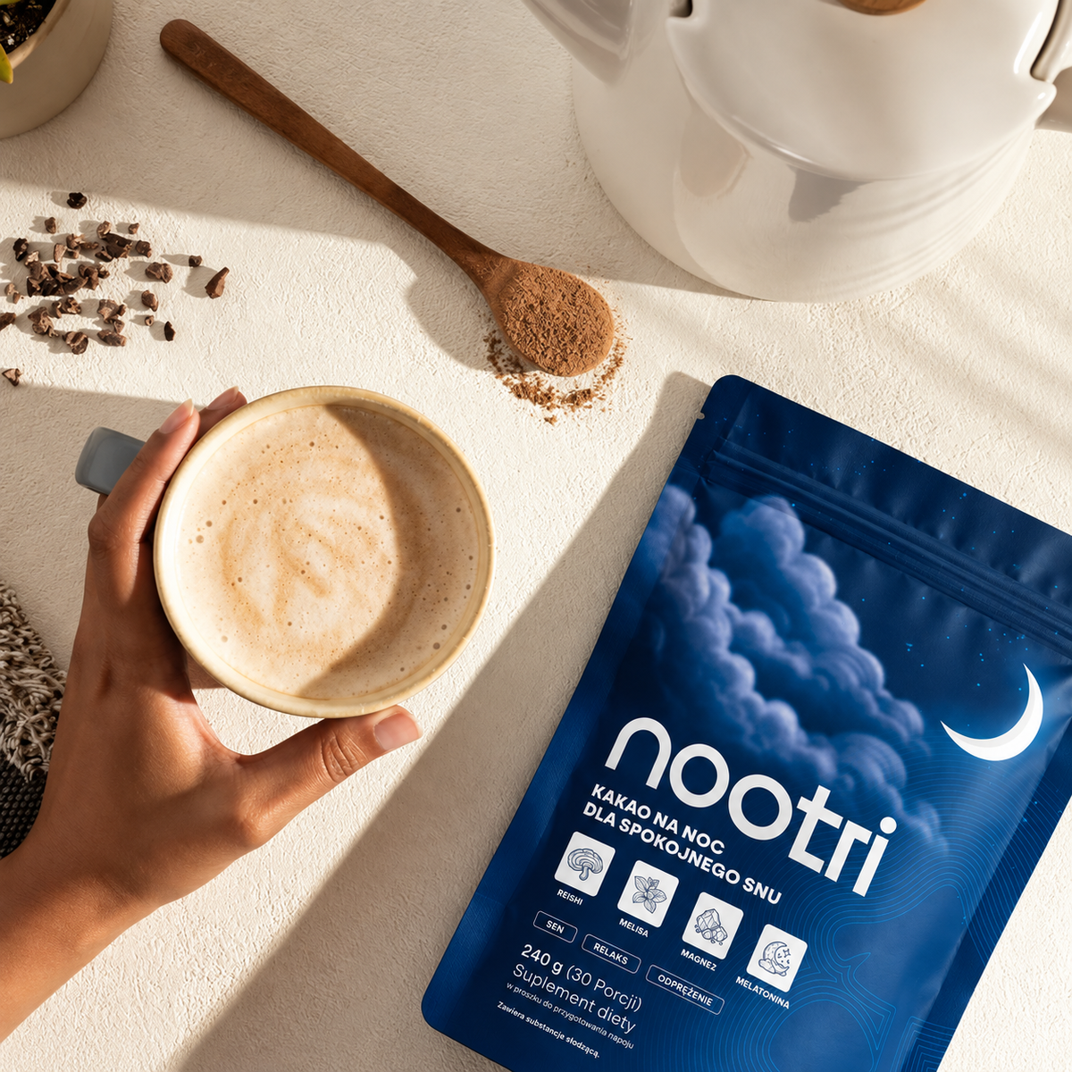 Nootri - Wyciszające Kakao dla Spokojnego Snu