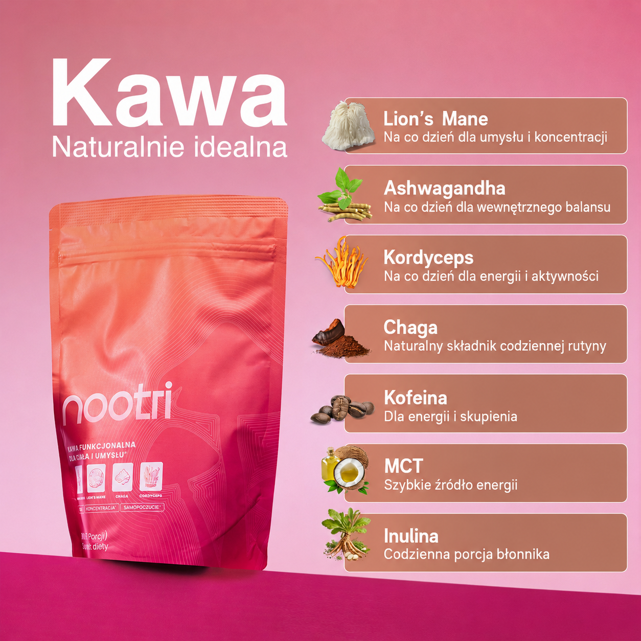 Nootri - Twój Nowy Poranny Rytuał (30 porcji)